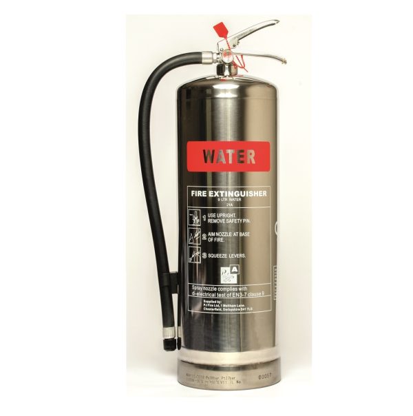9ltr Water Fire Extinguisher Polished
