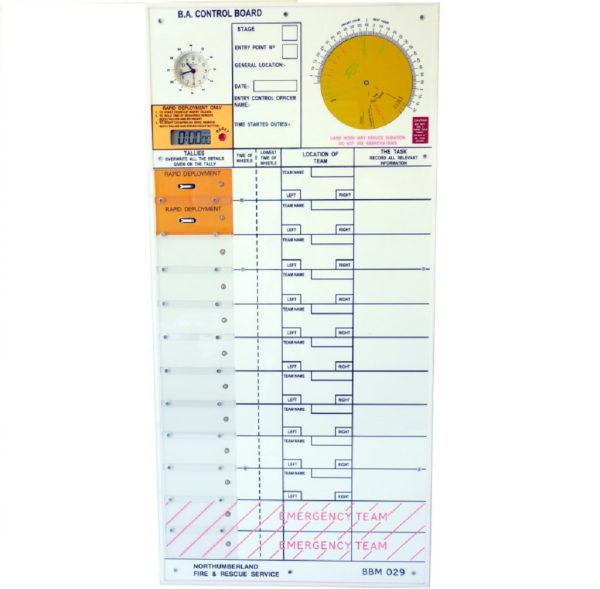 12 Tally BA Control Board c/w Clock, Calculator and Rapid Deployment