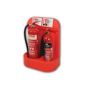 Rotationally Moulded Extinguisher Stands Single Double