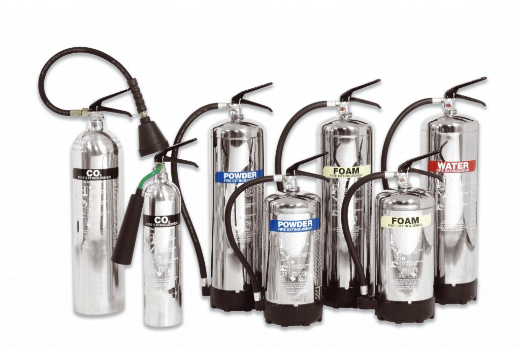 Stainless Steel Fire Extinguishers - Flameskill