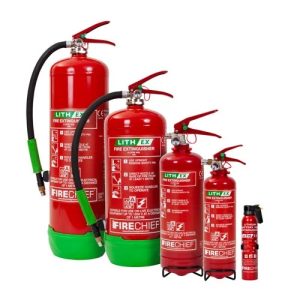 Lithium-Ion Battery Safe Fire Extinguishers
