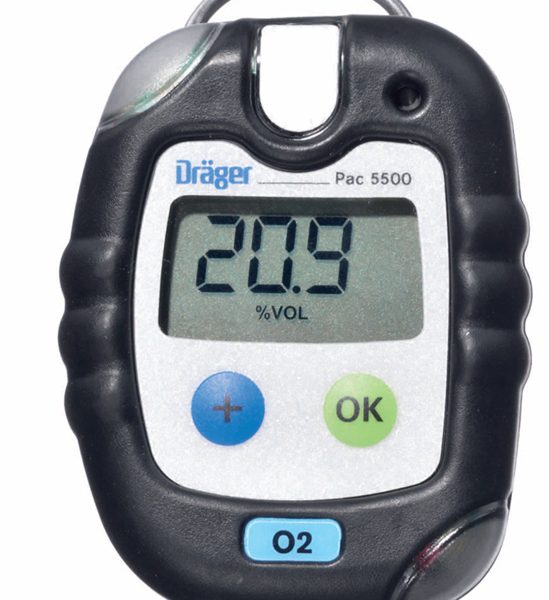 Drager Pac 5500 O2 Personal Gas Detector Flameskill