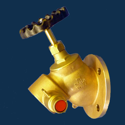 Bib Nose Fire Hydrant Valve. Inlet: 2.5" Table D Flange. Outlet: 2.5" Instantaneous Female