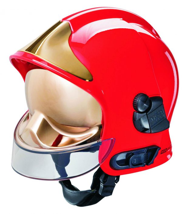 Gallet F1SF Fire Helmet - Red