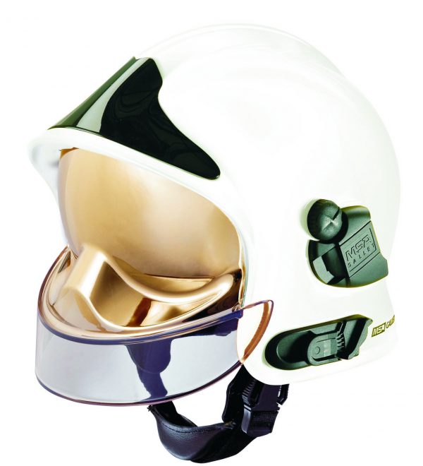 Gallet F1SF Fire Helmet - White